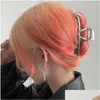 Hair Clips Barrettes Punk Cupid Heart Metal Fashion Accessories For Women Irregar Graphic Hairpin Korean Charm Cool Hip Hop Drop Deliv Otvrt