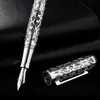 Hongdian D1 Piston Fountain Pen 038 EF Nib Resin Skeleton Hollow Writing ink Gift business student school office supplies 240319