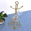 Portaoggetti da cucina Tazza Supporto per albero Appendiabiti Bicchieri Facile installazione Scarico per accessori da bar Mensola da appoggio Decor