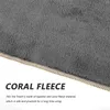 Tapetes de mesa 2 Pcs Toalha de Chá Toalhas Multifuncionais Absorvem Água Coral Fleece Prato Flexível Impresso