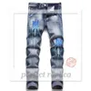 Фиолетовые джинсы, мужские дизайнерские европейские брюки для мужчин, рваные трендовые джинсы Jean Hombre с вышивкой, брендовые узкие брюки, мужские брюки 291
