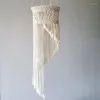 タペストリー自由hoho装飾手作りのシャンデリアマクラメランプシェードコットン織りホームステイデコレーションジュエリーオーナメントタペストリーウォールハング