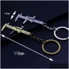 Chaveiros Lanyards Cute Mini Caliper Ferramentas Chaveiro Liga de Zinco Vernier Chaveiros S Medição Acessórios Rers L230314 Drop Dhiv1