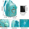 Schultaschen Rucksäcke für Mädchen Kinder Rucksack Set mit Lunchbox Grundschule Buch Teenager Mädchen wasserdichte Tasche