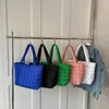 Sac à épaule hivernal de grande capacité Nouveau sac à main en nyl solide Cott Sacs-sacs décontractés pour les femmes Fi Top Handle Bag B5K8 #