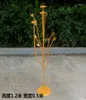 Party Decoration Wedding Iron Rose Road Leading Candlestick Stage Table Flower Sign-in Area