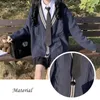 Japan School Sweate for Girls, Vot Neck Cott Koper, mundury JK, Scarigan Multicolor, Cosplay Student, Spring and Aut D2T4#