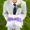 Parti Dekorasyon Düğün Gelin Çiçek Sepet Yastık Töreni Romantik Şerit Bowknot Yastık Dekor