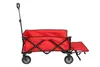Borse portaoggetti Ozark Trail Camping Utility Wagon con maniglia di estensione del portellone posteriore rossa