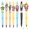 Shoe Parts & Accessories Wholesale Custom Pvc Pen Charms Ballpoint Colorf Cute Decoration Students For School Drop Delivery Shoes Dhxof