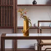 Vasi Vaso da fiori in bambù Contenitore per decorazione da tavolo 5,9x2 pollici