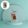 Storage Bottles Snack Tin Box Vintage Decor Small Metal Bucket European Style Holiday Cookie Tins Portable Gift Case With Iron Lids