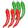 Decorative Flowers 6 Pcs Simulated Pepper Model Kids Presents Fake Chili Freinds Gift Poly Dragon Chic Po Prop