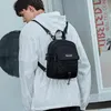 Mochila de nylon multiuso bolsa crossbody para homens casual peito ins triplo uso leve mini mochilas mulheres mochilas