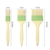 1Pcs Random Color Silicone Basting Pastry Brush Oil Brushes For Cake Bread Butter Baking Tools Safety BBQ Barbeque BrushPastry oil brush for BBQ