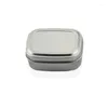 Storage Bottles 30pcs 60ml Square Aluminum Pots Portable Cosmetic Refillable Boxes Empty Silver Accessory Jars 65x45x24mm Tin Metal Candle