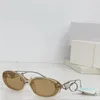 Modedesign, kleine ovale Sonnenbrille, Acetatrahmen, Metallbügel, einfache und stilvolle Outdoor-UV400-Schutzbrille mit exquisitem Anhänger