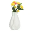 Wazony kwiatowe wazon geometryczny minimalistyczny styl ceramiczny wygląd plastikowy na stół do salonu