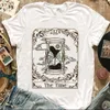 Destiny Custom Tarot Kart Tshirt, Vintage Estetik Konfor Renkleri Gömlek, Fortune Teller Saldırı Tee, Mistik Ad Meliora