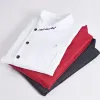 Куртка для отеля Унисекс Униформа для работы в сфере обслуживания Однобортная одежда для кондитерских изделий Униформа для повара Дышащая еда Шеф-повар ресторана Лето d2Zb #