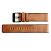 Bandes Bracelet en cuir véritable pour Diese 1657 bracelet 22mm 24mm 26mm 28mm Police rétro marron style original H240330