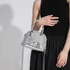 2023 Nya kvinnor Rhineste Tassel Evening Clutch Lady Shiny Crystal Purses and Handbags Luxury Designer Högkvalitativa skalväskor J8DC#