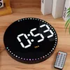 Wall Clocks 10 Inch Large LED Digital Clock With Remote Control Temperature Date Alarm Display Automatic Brightness For Bed V0D3