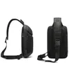 Bange Men's Waterproof USB Oxford Crossbody Bag Anti-roubo Ombro Sling Bag Multifuncti Travel Menger Chest Pack para Masculino A5mU #