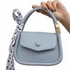 Petit sac à bandoulière en cuir blanc femmes sac à main Fi sacs portefeuille sacs à main et sacs à main de luxe sac à main sac de selle femme sac bleu O3sT #