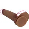 Nxy Dildos Dongs new Soft Real Penis Big Silicone Dildo Skin Feel Suction Cup Thick Cock Anal Adult Toy for Men Women Gay g Point Masturbate Dick 240330