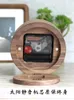 Horloges de table Creative Horloge en bois massif Pendule Noyer Simple Bureau Placé Chambre Silencieuse