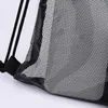 Sacs de rangement étanche multifonctionnel Transparent cordon sacs à dos sac de sport de sport 48 40 cm grande capacité pour la plage en plein air