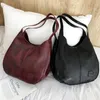 Kobiety Vintage Torka na ramię Designerowie Pu skórzane torebki żeńskie luksusowe torby hobo topo-rączki fi marka dużych pojemności h4ws#