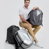 남자 17.3 'laptop backpack 50 l 대용량 USB 포트 가방 하드 케이스 배낭 레이저 디아 미트 통근 부신 배낭 k8xd#