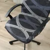 Cadeira cobre estiramento capa de computador floral impresso escritório girando slipcover mesa poltrona assento anti-sujo