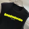 パリデザイナーサマーメンズTシャツフランスの贅沢レターパターンラウンドネックロゴ