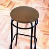 Chair Covers Counter Round Stool Noodles Circular Dining Table Bar Seat Wood Seats