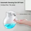 Vloeibare zeep dispenser automatisch detectie smart gel schuim 400 ml hand wasmachine wassen muur gemonteerd infrarood sensor keukenmachine