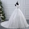 Shar Vestidos 2024 New Sleevel Wedding Dres Elegant V-hals domstol Train Vestido de Noiva Real Photo Robe de Mariee i9jn#