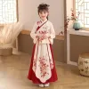 中国の日本と韓国の子供たちのクリスマス博士 '女の子のキミー中国の伝統的なヴィンテージ民族古代ダンスコスチューム184g＃