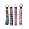 Keychains Lanyards 1 setis2pcs Neoprene Hand Sanitizer Bottle Holder Keychain Wristlet Matchning Leverans 30 ml Bottl Chapstick Drop DHMBC