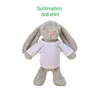 Home Clothing Sublimation Blank Polyester Shirt For P Toys Custom Logo Print Po Cloth Teddy Bear Eater Bunny 1114 Drop Delivery Garden Dhyod