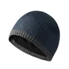 Berets Herren Wintermützen Plus Fleece Fisherman Beanie Männliche Strickmütze Dicke Warme Ohrenklappenkappen Outdoor Thermal Winddicht Schnee