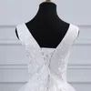 Shar Vestidos 2024 New Sleevel Wedding Dres Elegant V-hals domstol Train Vestido de Noiva Real Photo Robe de Mariee i9jn#