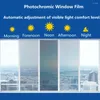 Fensteraufkleber HOHOFILM 152cmx50cm 50%-75%VLT Pochromic Film Auto Auto Smart Tint Optisch gesteuertes Zubehör