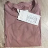 T-Shirt Long à manches Lu pour femmes, haut d'entraînement, tenue de gymnastique, vêtements de sport, séchage rapide, vêtements de Yoga