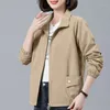 Chaquetas de mujer Chaqueta doble Mujeres 2024 Primavera Otoño Ola coreana Ropa exterior suelta Lady Short Tamaño grande Mujer Moda Abrigo Tops