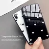 Étuis de téléphone portable étui en verre pour Samsung A6 A7 A8 A9 Plus 2018 A8S A9S mode amour coeur couverture rigide Galaxy A5 A6 + A8 + yq240330