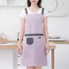 Neue Wasserdichte Apr Für Frauen Waitr Hotel Restaurant Koch Kellner Backen Pinafore Mit Taschen Home Küche Uniform x5LC #