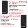 6,5 "Originalbildschirm für Samsung Galaxy A12 SM-A125F A127F LCD-Anzeige-Touchsbildschirm Digitalisierer Montage A12 Ersatzteile